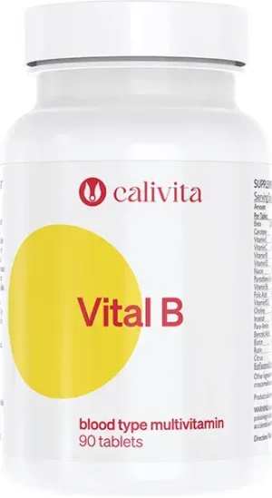 Vital B 90 таблетки - Мултивитамини за кръвна група B