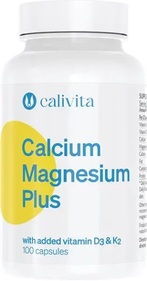 Calcium Magnesium Plus 100 capsule - Calcio, magnesio+ vitamina D3+K2