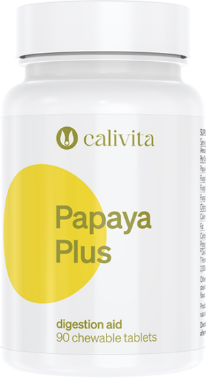 Papaya Plus 90 chewable tablets - digestion aid