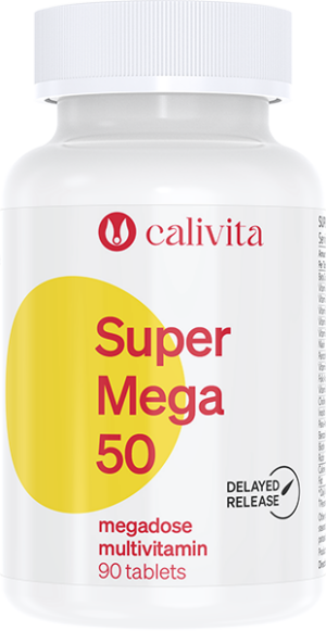 Super Mega 50 90 tablets - megadose multivitamin